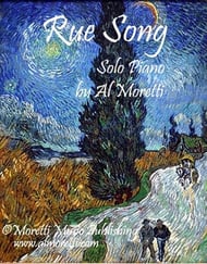 Rue Song piano sheet music cover Thumbnail